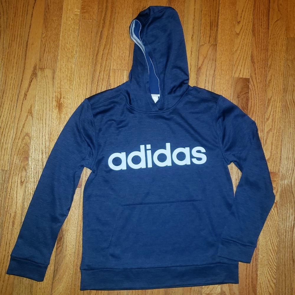 Adidas youth navy hoodie